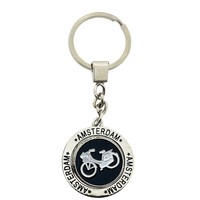 Matix Sleutelhanger (spinner)  Rond - Amsterdam - Fiets