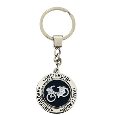 Matix Keychain (spinner) Red - Amsterdam - Bicycle