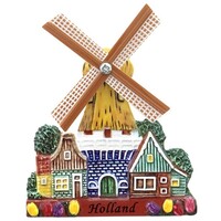 Typisch Hollands Magnet village mill - Polyprint - Holland