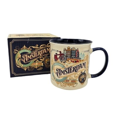 Typisch Hollands Beker Amsterdam Vintage  in giftbox