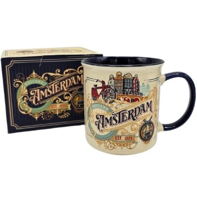 Typisch Hollands Beker Amsterdam Vintage  in giftbox