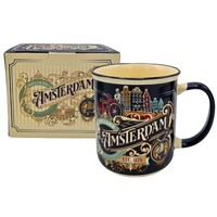 Typisch Hollands Amsterdam Vintage Tasse in Geschenkbox