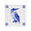 Heinen Delftware Delfter blaue Fliese mit einem Eisvogel