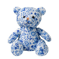 Heinen Delftware Bear Delft blue 20 cm - Blue Flowers