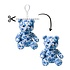 Heinen Delfts blauw Bear Delft blue 11 cm (key ring)