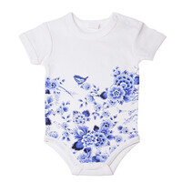 Heinen Delftware Romper Delft blue 0-3 months - Copy