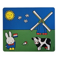 Typisch Hollands Rubber Mousepad - Miffy on the farm