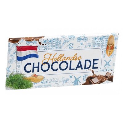 Typisch Hollands Chocoladereep melk in luxe giftpack - Hollandse chocolade