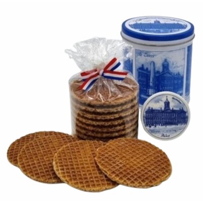 Typisch Hollands Blik stroopwafels - Paleis op de Dam - met GRATIS Magneet