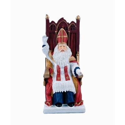 Typisch Hollands Sinterklaas auf Stuhl