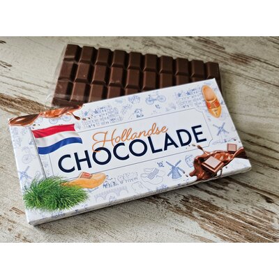 Typisch Hollands Chocoladereep melk in luxe giftpack - Hollandse chocolade