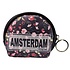 Robin Ruth Fashion Wallet Amsterdam-Black-Flowers