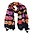 Robin Ruth Fashion Viscose scarf Tulips - Black- Multi