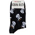 Holland sokken Women's socks - Cows - Size 36-41 (black)