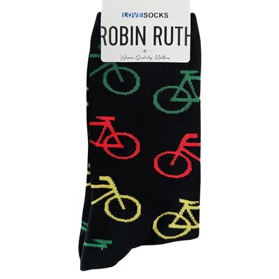 Holland sokken Herensokken - Fietsen - Maat 41-45 - rood-geel-groen