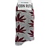 Holland sokken Herrensocken - Grau-Burgunderrot Cannabis - Größe 41-46