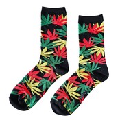 Holland sokken Herrensocken - Cannabis - Rot-Gelb-Grün - Größe 41-46