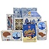 www.typisch-hollands-geschenkpakket.nl Dutch sweets package - In sturdy Delft blue carrying bag