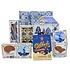 www.typisch-hollands-geschenkpakket.nl Holländisches Süßigkeitenpaket – In stabiler Delfter blauer Tragetasche