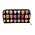 Typisch Hollands Wallet - Ladies - Black with multi color tulips