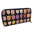 Typisch Hollands Wallet - Ladies - Black with multi color tulips