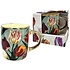 Typisch Hollands Cup small pretty tulips green with gold