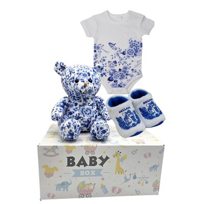 www.typisch-hollands-geschenkpakket.nl Babybox - Holland-Baby 0-6 maanden (Grote beer)