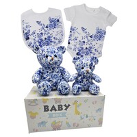 www.typisch-hollands-geschenkpakket.nl Baby-Geschenkbox - Großer und kleiner BärHolland-Baby 0-6 Monate