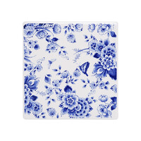 Heinen Delftware Delfter Blumengarten mit blauen Fliesen