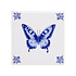 Heinen Delfts blauw Delfter blaue Fliese - Schmetterling