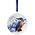 Heinen Delftware Christmas ornament - pendant round - Kingfisher