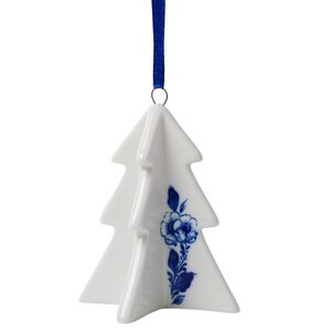 Heinen Delfts blauw Kerstornament - Kerstboom - Delfts blauw