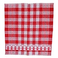 TTD Gifts Kitchen towel Red-White checkered Mills