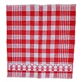 Typisch Hollands Kitchen towel Red-White checkered Mills