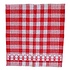 Typisch Hollands Kitchen towel Red-White checkered Mills