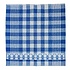 Typisch Hollands Kitchen towel Blue-White checkered with windmills