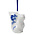 Heinen Delfts blauw Christmas Ornament - Squirrel Pendant