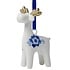 Heinen Delfts blauw Kerstornament kariboe