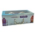 TTD Gifts Geschenkset van 2 Mokken & Schotel + Lepel (Gevelhuisjes)