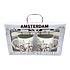 TTD Gifts Geschenkset van 2 Mokken & Schotel + Lepel  - Fietsen