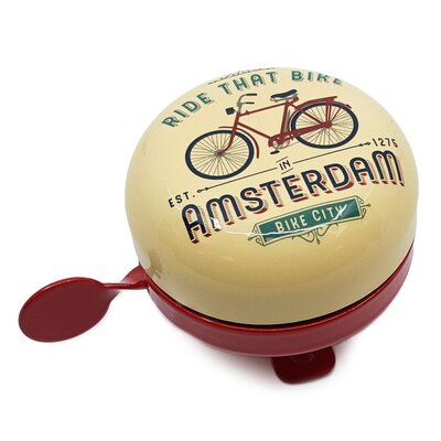 Typisch Hollands Fietsbel Amsterdam Ride that Bike kleur (duokleur)