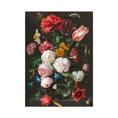 Typisch Hollands Tea towel -de Heem - Flower still life