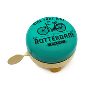 Typisch Hollands Fahrradklingel Rotterdam - Vintage - Fahrraddekoration - Grün