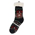 TTD Gifts Foute kerstsokken - Fleece Comfortsokken -Kerst - Zwart