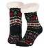 TTD Gifts Schlechte Weihnachtssocken – Fleece-Komfortsocken – Weihnachten – Schwarz