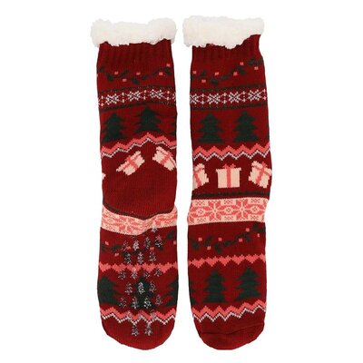 Holland sokken Schlechte Weihnachtssocken – Fleece-Komfortsocken – Weihnachten – Rot