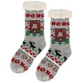 TTD Gifts Bad Christmas socks - Fleece Comfort Socks - Christmas - Gray