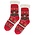 TTD Gifts Bad Christmas socks - Fleece Comfort Socks - Christmas - Red