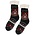 TTD Gifts Schlechte Weihnachtssocken – Fleece-Komfortsocken – Weihnachten – Schwarz