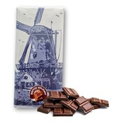 Typisch Hollands Chocoladereep - melk - in Holland geschenkverpakking (Molen)